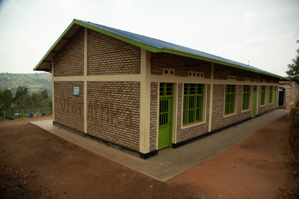 Klassenzimmer des ECD in Ruanda